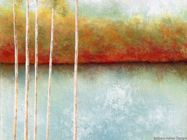 Aspen Air<br/>12" x 36"<br/>Barbara Hafner