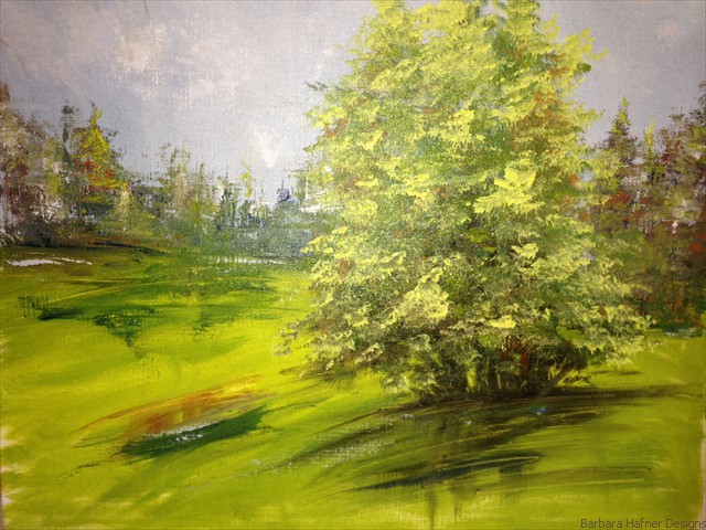 Countryside<br/>12" x 14"<br/>Barbara Hafner