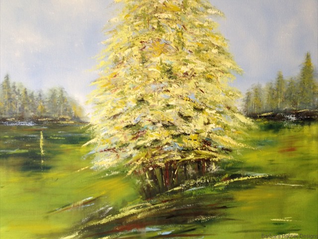 Countryside II<br/>36" x 36"<br/>Barbara Hafner