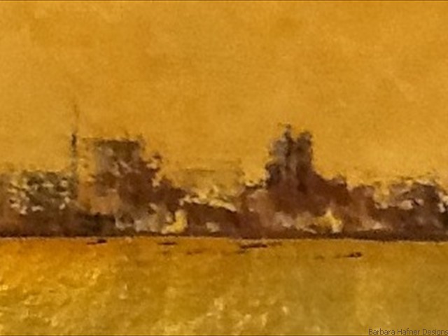 Golden Bay<br/>18" x 36"<br/>Barbara Hafner