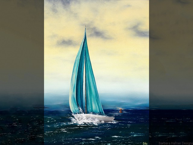 Heading Home<br/>30" x 40"<br/>Barbara Hafner