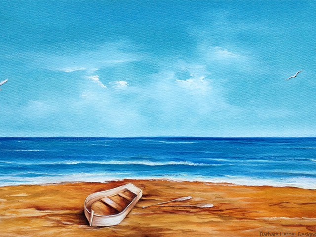 Low Tide II<br/>12" x 24"<br/>Barbara Hafner