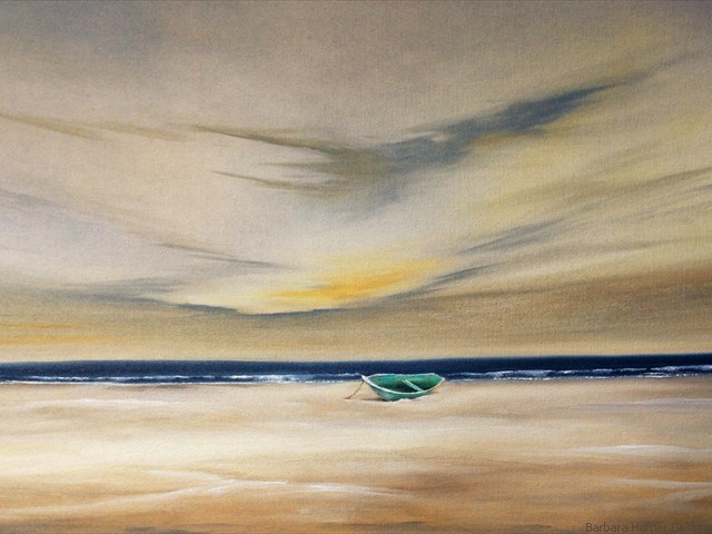 Low Tide<br/>18" x 36"<br/>Barbara Hafner