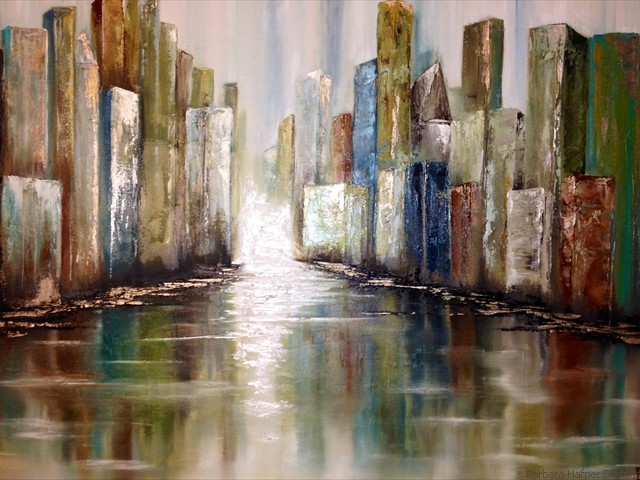 Riverfront Property<br/>24" x 36"<br/>Barbara Hafner