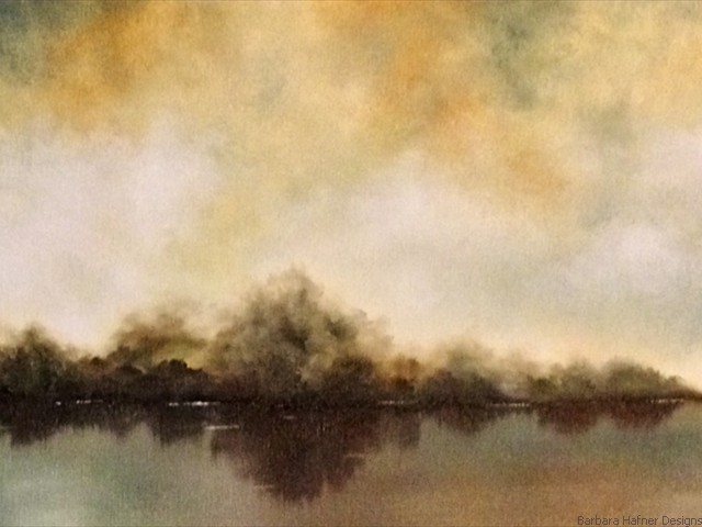 Sanctuary<br/>12" x 36"<br/>Barbara Hafner
