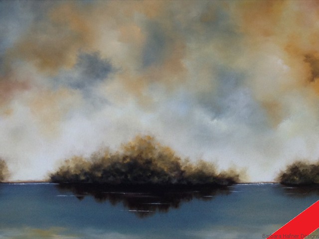 Sanctuary II<br/>18" x 40"<br/>Barbara Hafner
