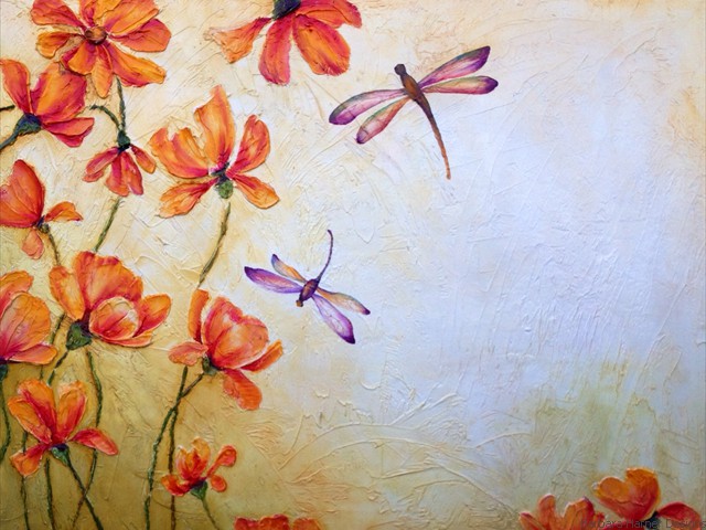 Dragonfly<br/>24" x 30"<br/>Maxine Gillilan