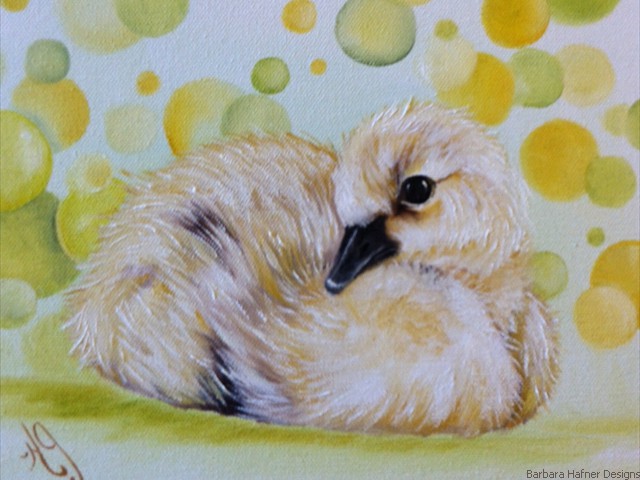 Duckling<br/>12" x 12"<br/>Maxine Gillilan