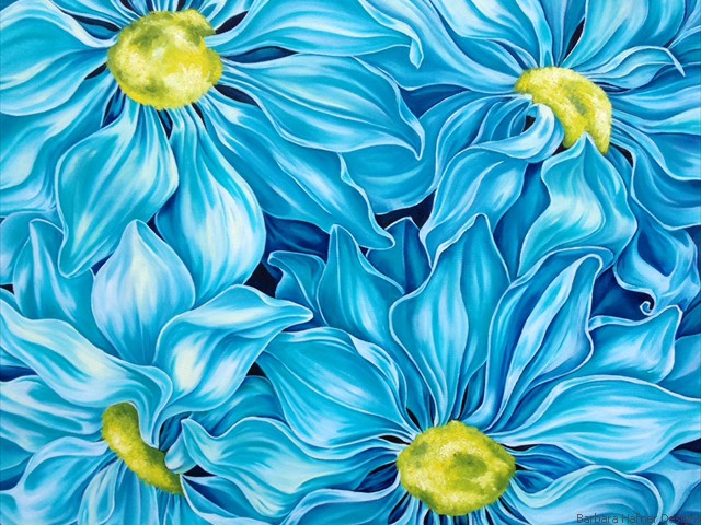 Big Blue II<br/>36" x 36"<br/>Maxine Gillilan