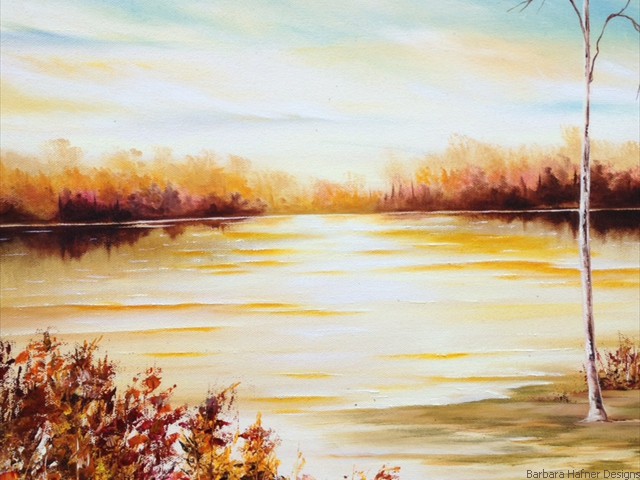 Fall Afternoon<br/>18" x 24"<br/>Maxine Gillilan