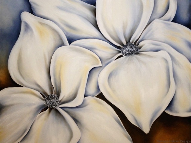 Magnolia I<br/>36" x 36"<br/>Maxine Gillilan