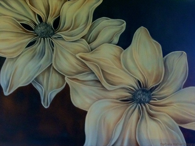 Magnolias III<br/>24" x 30"<br/>Maxine Gillilan