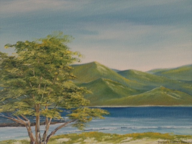 Monterey Beach<br/>Oil<br/>Barbara Hafner