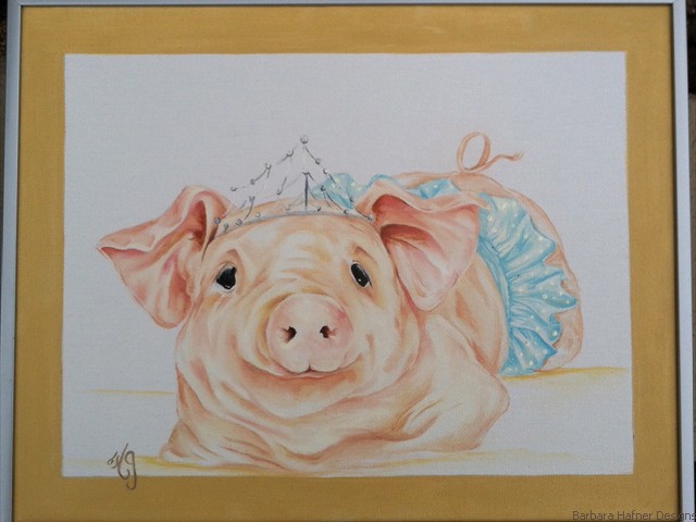 Piglet<br/>14" x 16"<br/>Maxine Gillilan