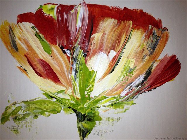 Poppy I<br/>12" x 14"<br/>Maxine Gillilan