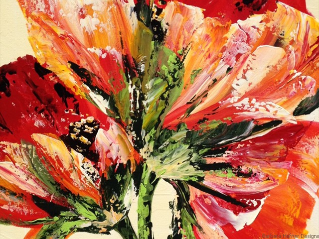 Poppy Trio<br/>22" x 28"<br/>Maxine Gillilan