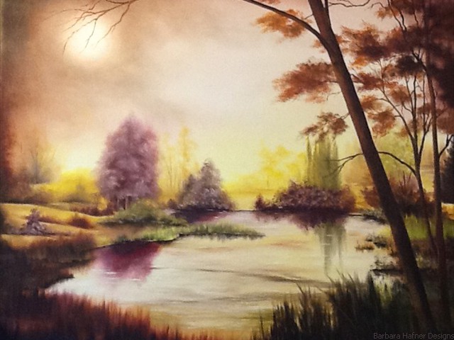 The Pond<br/>20" x 24"<br/>Maxine Gillilan