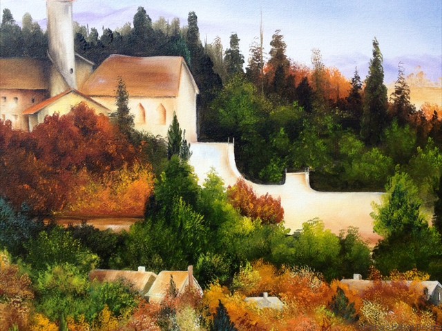 Village Guardian<br/>18" x 24"<br/>Maxine Gillilan