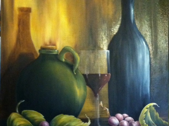 Old World Still Life<br/>16" x 20"<br/>Maxine Gillilan