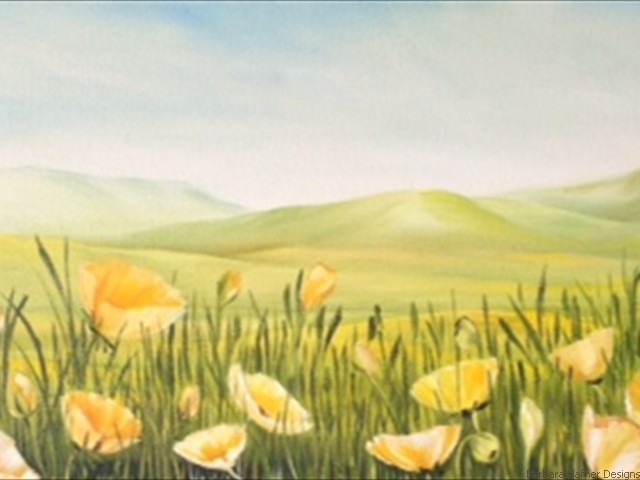 Poppy Fields<br/>Oil<br/>Maxine Gillilan