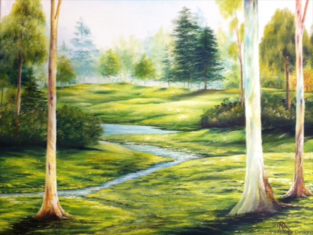 Springtime II<br/>18" x 20"<br/>Maxine Gillilan