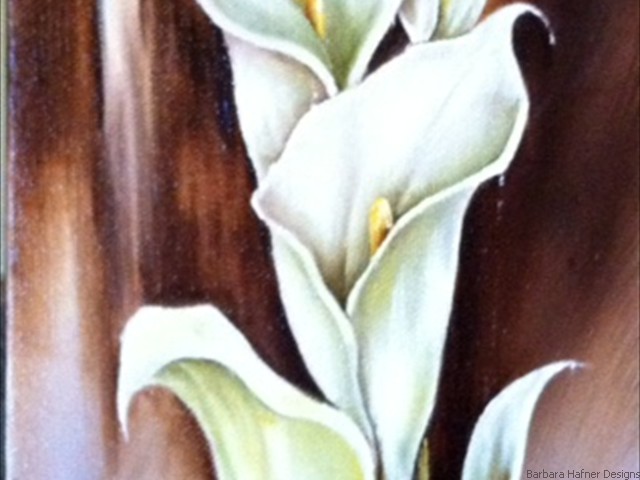 White Callas6x12Maxine Gillilan